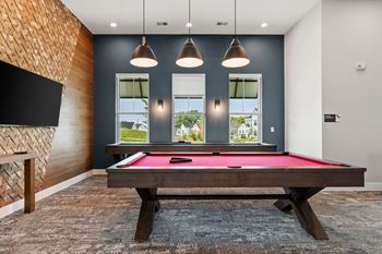 Game Room with Pool Table